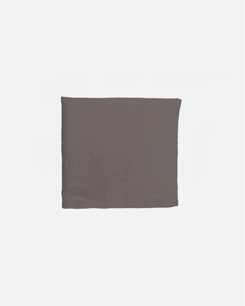 BEETHOVEN linen headboard for bed in taupe color - 142109