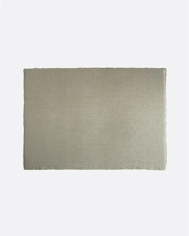 MUNNAR headboard cover in linen in natural colour - 143101