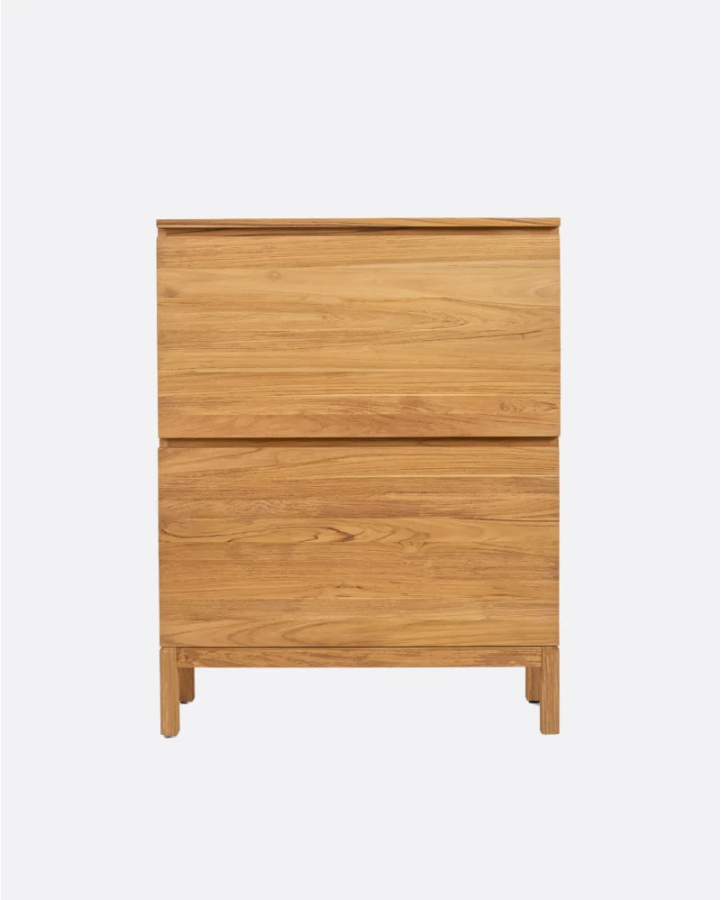 EROSI shoe cabinet in teak wood - 144022
