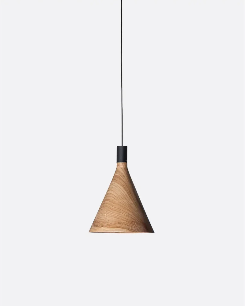 VERTEX ceiling lamp in teak wood x high - 211081