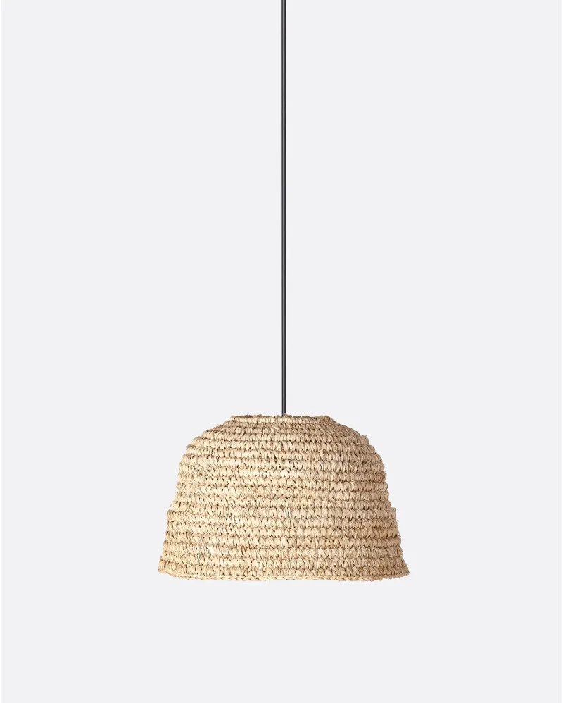 GOLF ceiling lamp in seagrass and iron x high - 211272