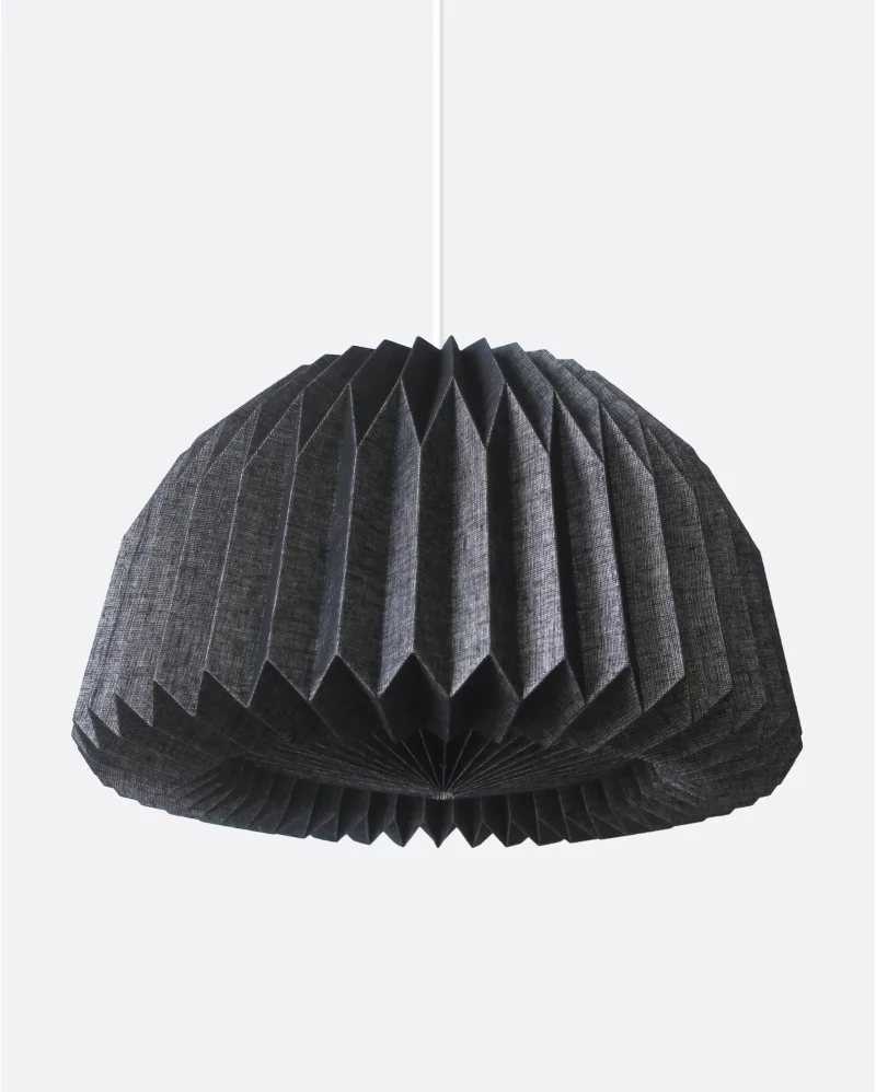 MOHANA ceiling lamp in black fabric - 211315