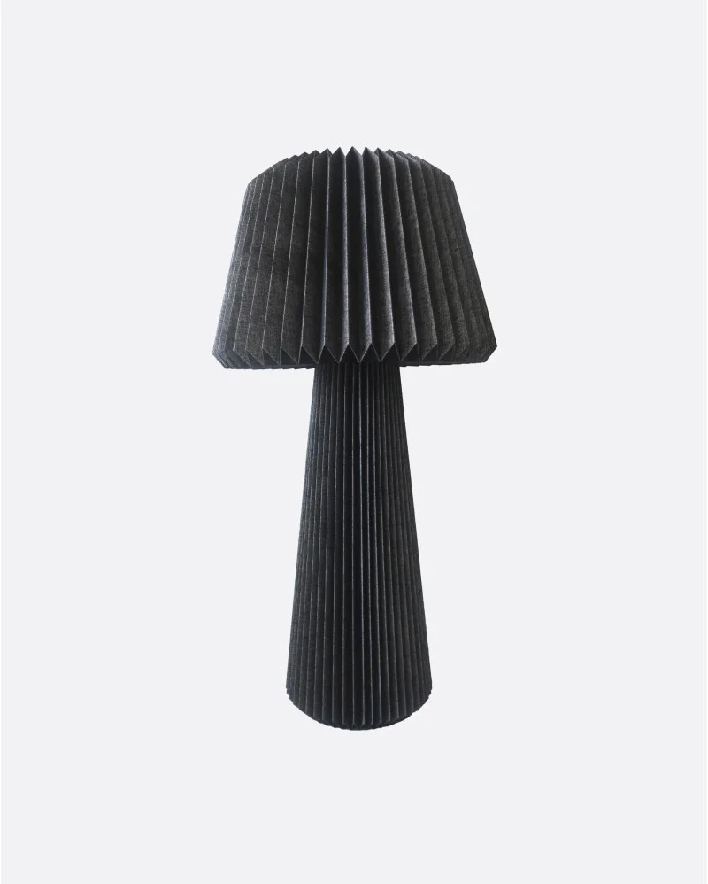 BAREDI fabric table lamp black color - 231228