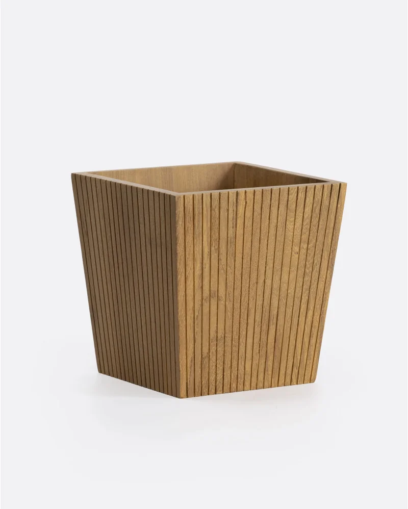 BALARI basket in recycled teak wood in natural colour - 322161