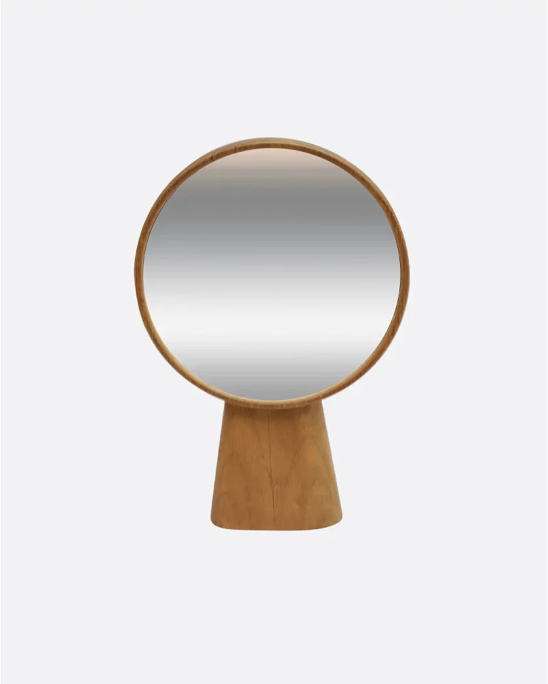 MOMI mirror in recycled teak wood - 331091