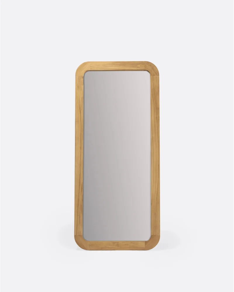WEDA mirror in teak wood in natural colour - 331105