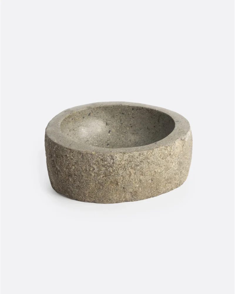 KIMIA M bowl in stone in natural colour - 341054