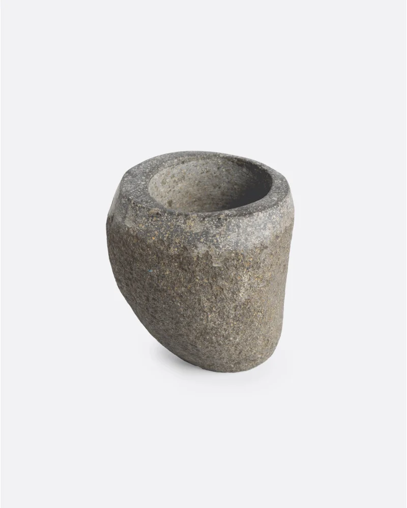 KIMIA egg cup in stone in natural colour - 341058