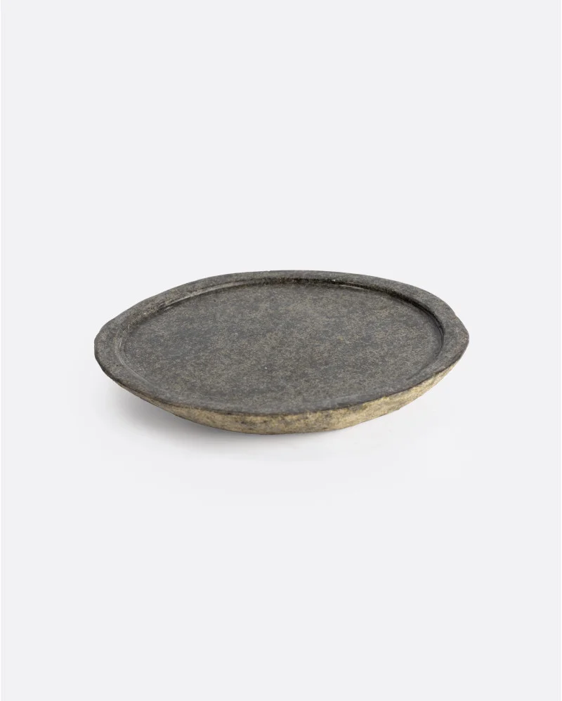 KIMIA plate in stone in natural colour - 341059