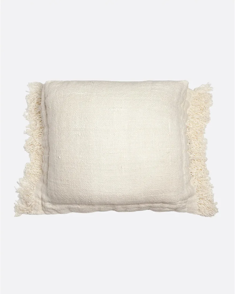 BADA cushion cover in linen in white colour - 372142