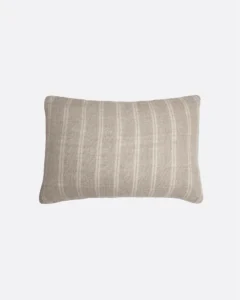 KURUVA cushion cover in linen with white stripes - 372521