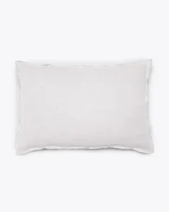 KAURA linen cushion cover in white - 372801