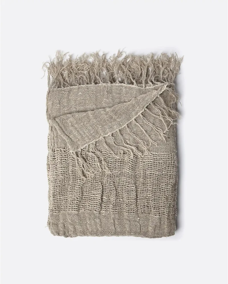 PATNA plaid in linen - 373021