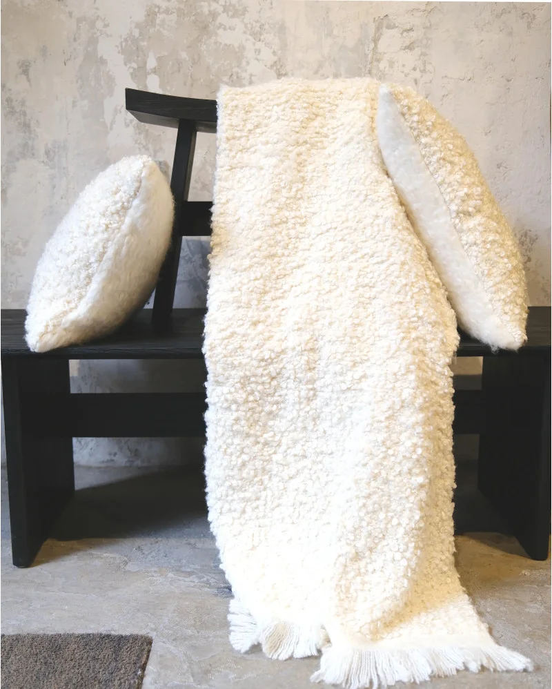 DHANA throw white color - 373358