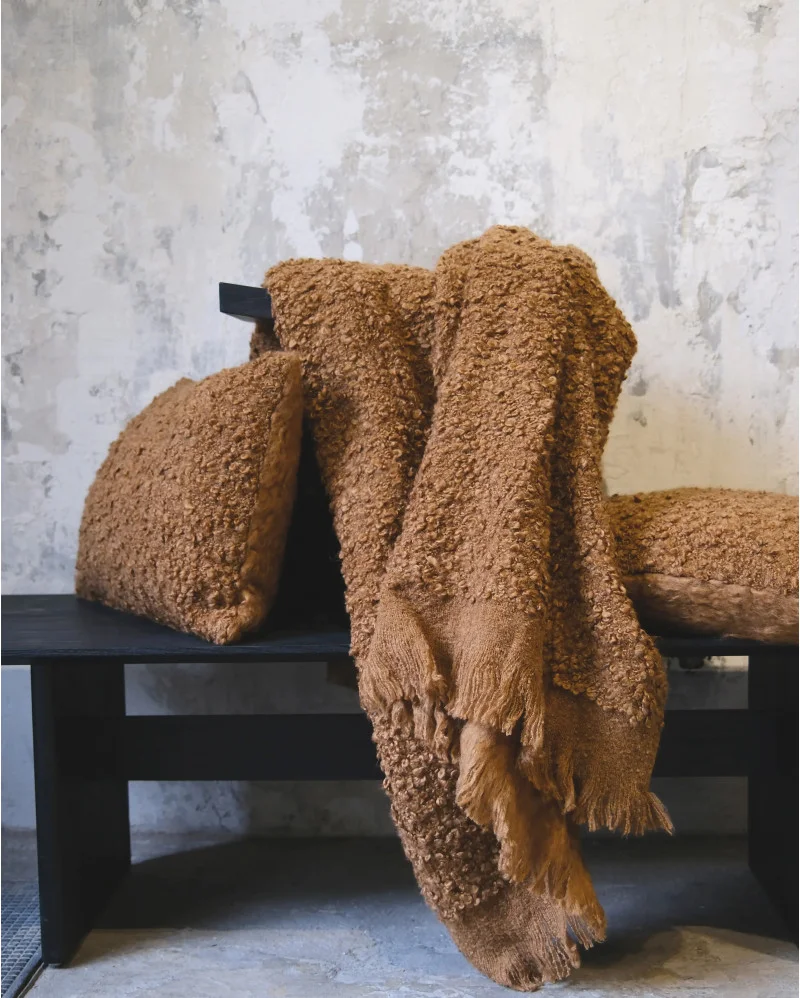 DHANA throw rust color - 373359