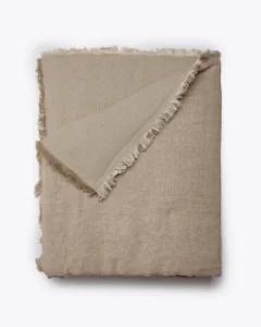 MUNNAR bed runner in linen in natural colour - 376205
