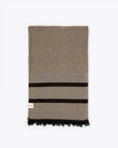 CHENNAI recycled cotton towel in biscuit colour - 378021