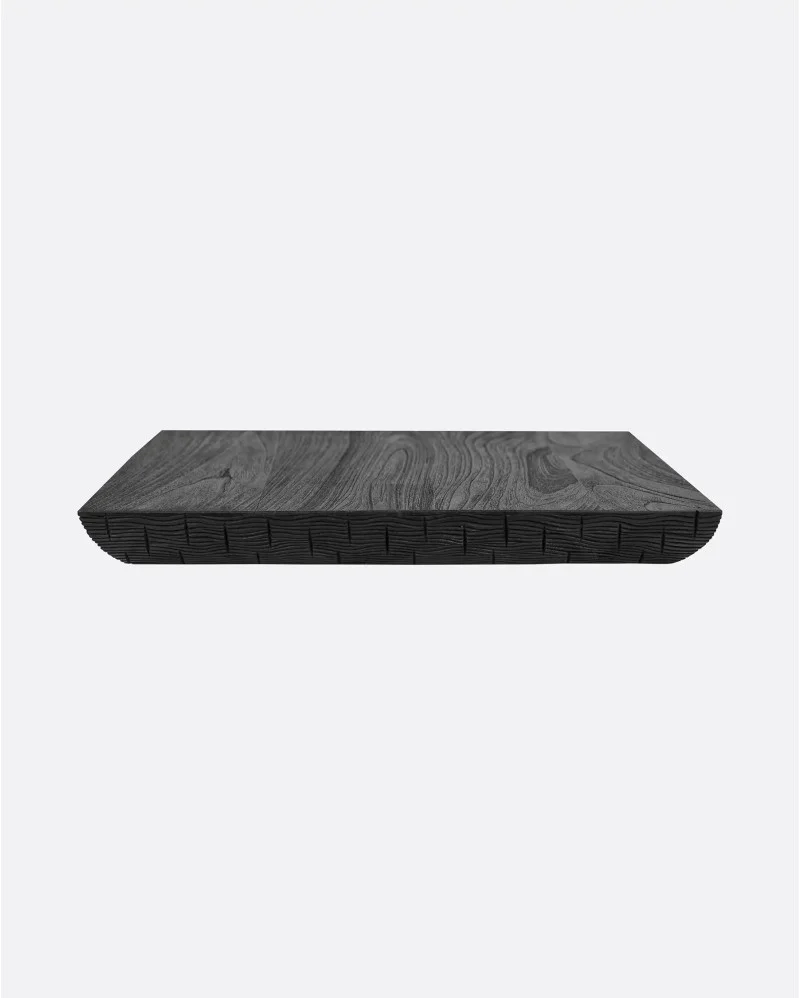 IJEN cutting board in recycled teak wood in black colour - 411146