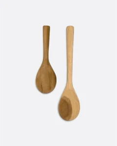 DINAMO spoon in recycled teak wood . Set of 2 units - 421011