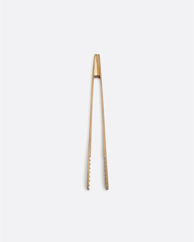 HAND tongs in recycled teak wood - 422011
