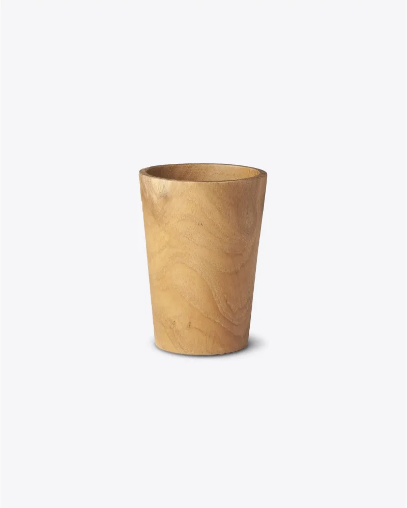 INFUS pencil holder in teak wood x high - 431031