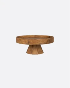 JATI tray in recycled teak wood x high - 441222
