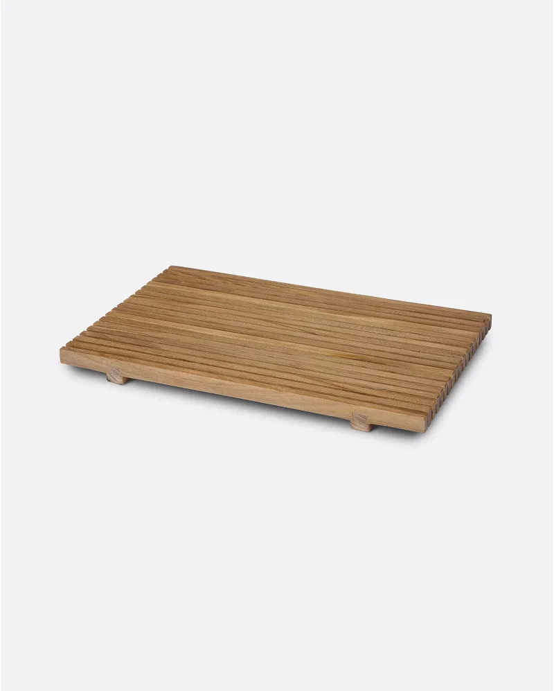 LIND tray in recycled teak wood - 452132