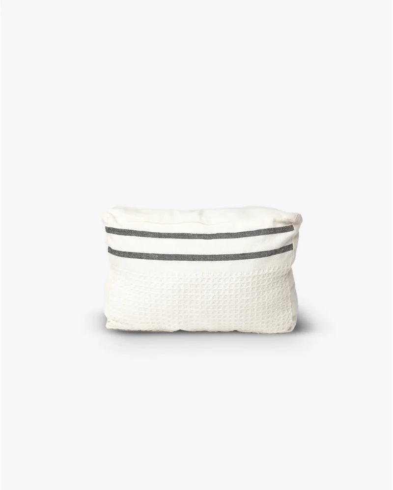 CHENNAI toiletry bag in recycled cotton in white colour - 811052