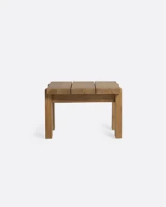 MEDAN outdoor side table in teak wood in natural colour - 911068