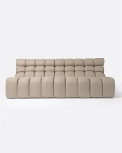CHOPIN 4-seater modular outdoor sofa in recycled olefin in natural colour - 913226