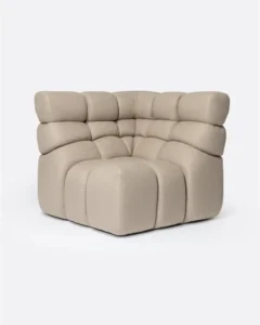CHOPIN modular outdoor sofa corner in recycled olefin in natural colour - 913229