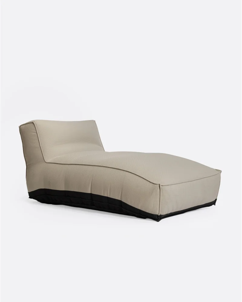 CACCINI outdoor XL chaise longue in natural colour - 913317