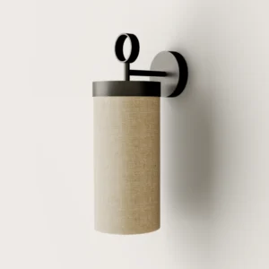 Stunning Wall Lamp with Cream Linen Shade Oliveira Furniture Decor Shop Buy Algarve