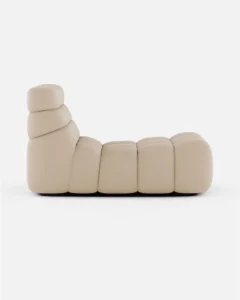 CHOPIN relax chaise longue in recycled olefin in natural colour - 125232