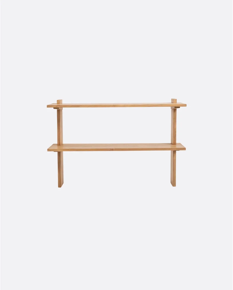 ELARA wall shelf in teak wood - 131151