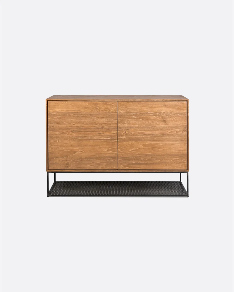 ONETWO sideboard in recycled teak wood and iron - 132061