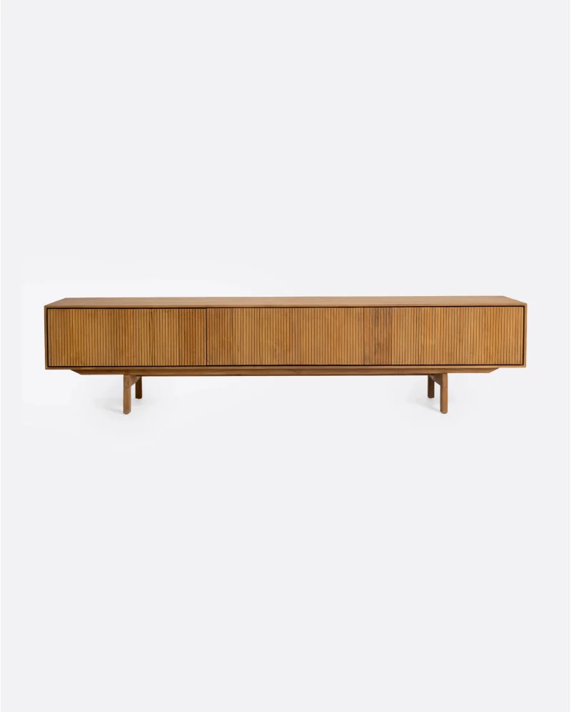 BALARI TV stand in recycled teak wood in natural colour - 134051