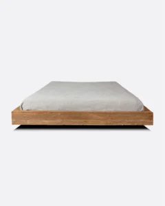 SOLID bed frame in recycled teak wood for mattress - 142011