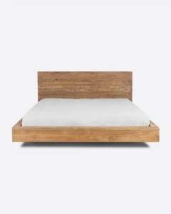 NORI bed frame in recycled teak wood for mattress - 142031