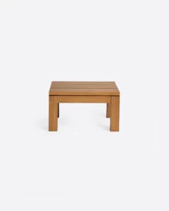 GENESIS outdoor side table in teak wood in natural colour - 911083