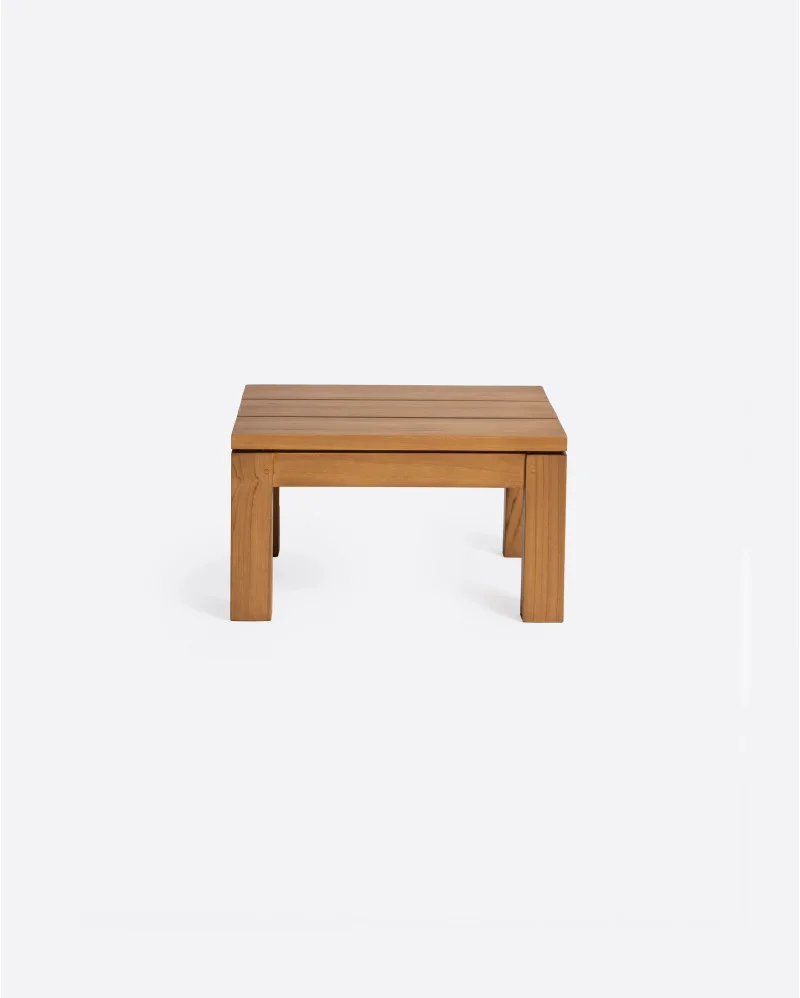 GENESIS outdoor side table in teak wood in natural colour - 911083