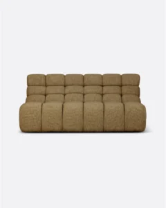 CHOPIN 2/3-seater modular outdoor sofa in recycled olefin in Sand colour - 913416