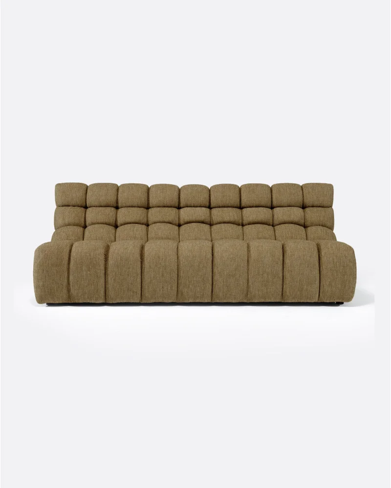 CHOPIN 4-seater modular outdoor sofa in recycled olefin in Sand colour - 913417