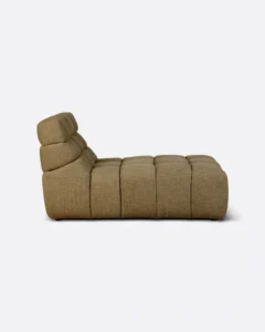 CHOPIN outdoor chaise longue in recycled olefin in Sand colour - 913418