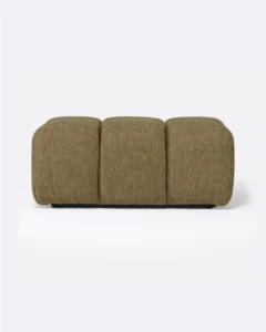 CHOPIN outdoor pouffe in recycled olefin in Sand colour - 913419