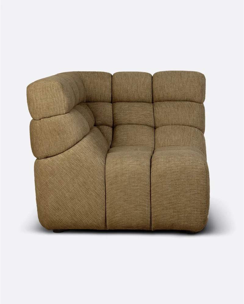CHOPIN modular outdoor sofa corner in recycled olefin in Sand colour - 913420