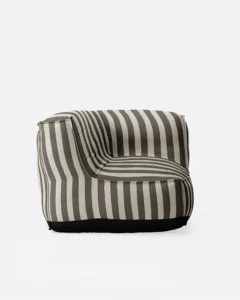 CACCINI outdoor corner sofa in natural and dark grey (Charcoal) - 913430