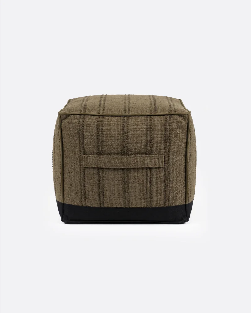 CACCINI outdoor pouffe height in cammel colour - 913437