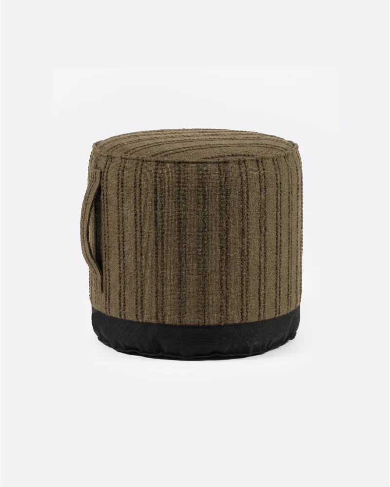 CACCINI outdoor pouffe x height in cammel colour - 913441