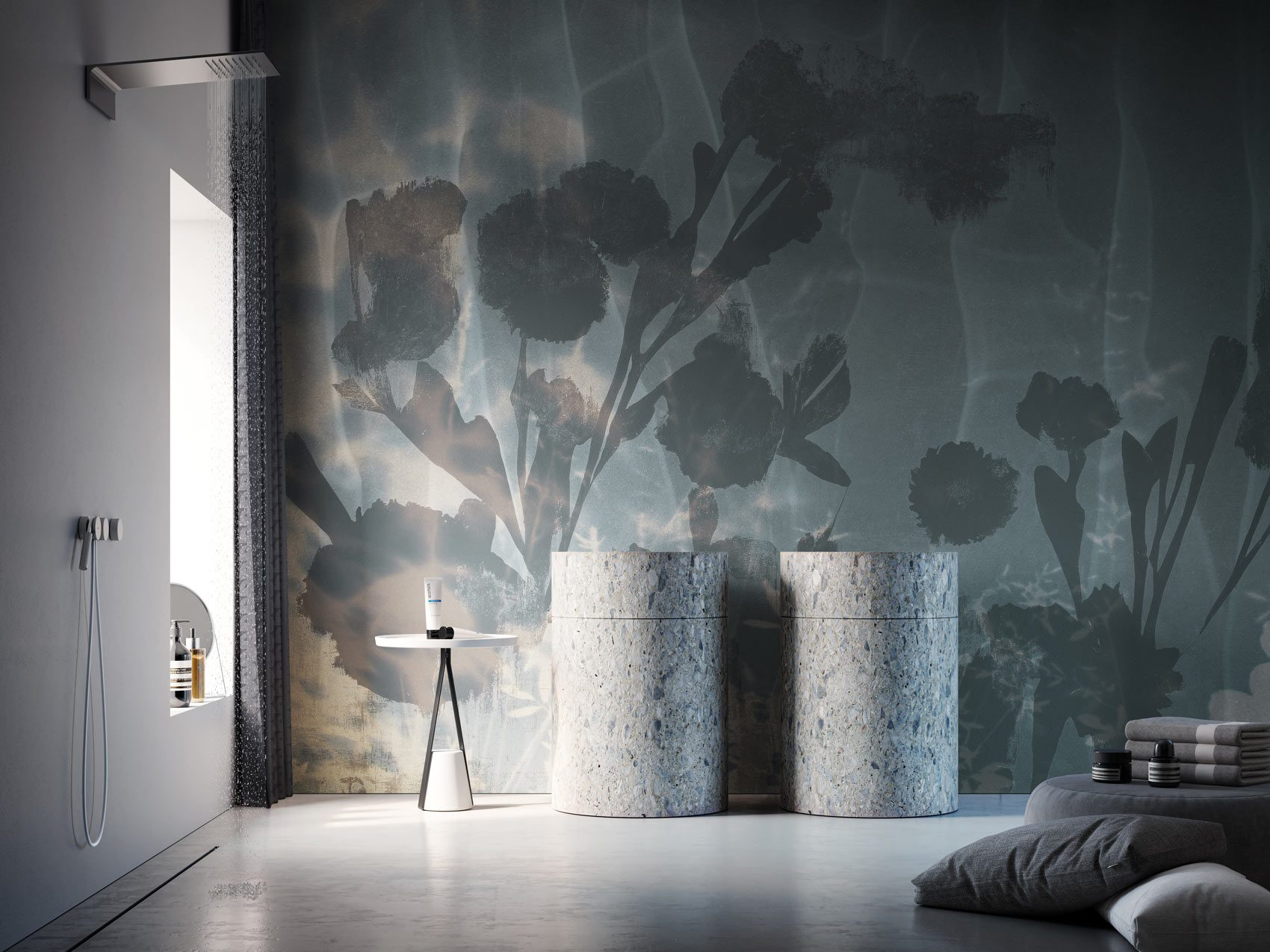 Decorative wallpaper. Our washable feature wall panels are made from a vinyl based material meaning they are tough as well as beautiful.